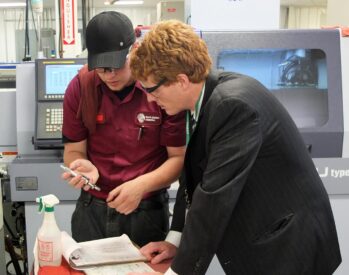 Congressman Joe Kennedy III Touring at North Easton Machine