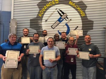 2018 - 2019 Advanced Manufacturing Training Graduation with their MACWIC Level 1 and/or MACWIC Level 2 Certification