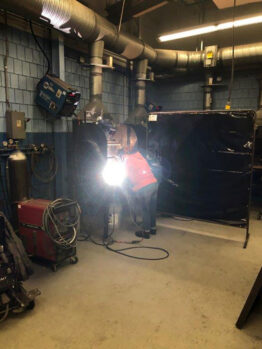 Welding Training 2020 at Old Colony Regional Vocational Technical High School